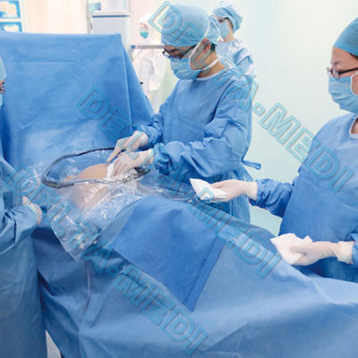 ETO التعقيم SP SMS ستائر جراحية معقمة للولادة